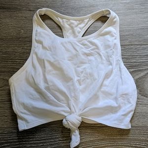 Aerie | Knot Front Cropped Workout Tank